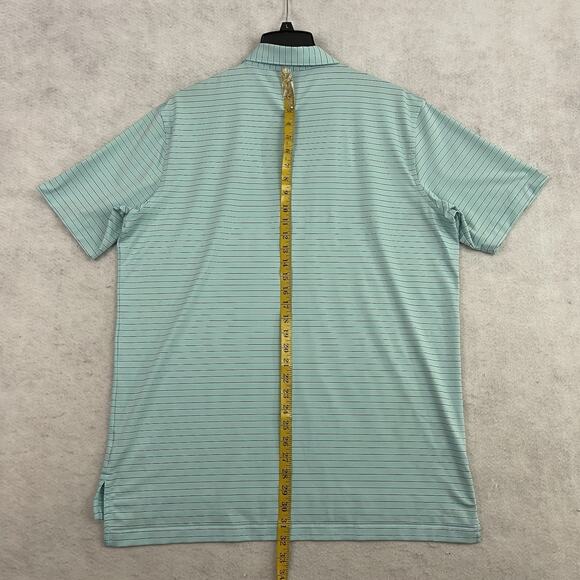 Peter Millar Summer Comfort LACC 123rd US Open Shirt Mens Large Green Golf Polo - Picture 5 of 14